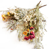 Dried Flower Spray Rose Bouquets, 2 Bunches 100% Natural Flowers, Miniature R... Dried Flower
