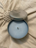 Handmade Soy Wax Candle Hydrangea Blue Travel Tin 8 oz NEW Hydrangea