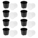 20 Pcs Plastic Succulent Plant Nursery Pots Planting Containers for Gardening Garden Plants