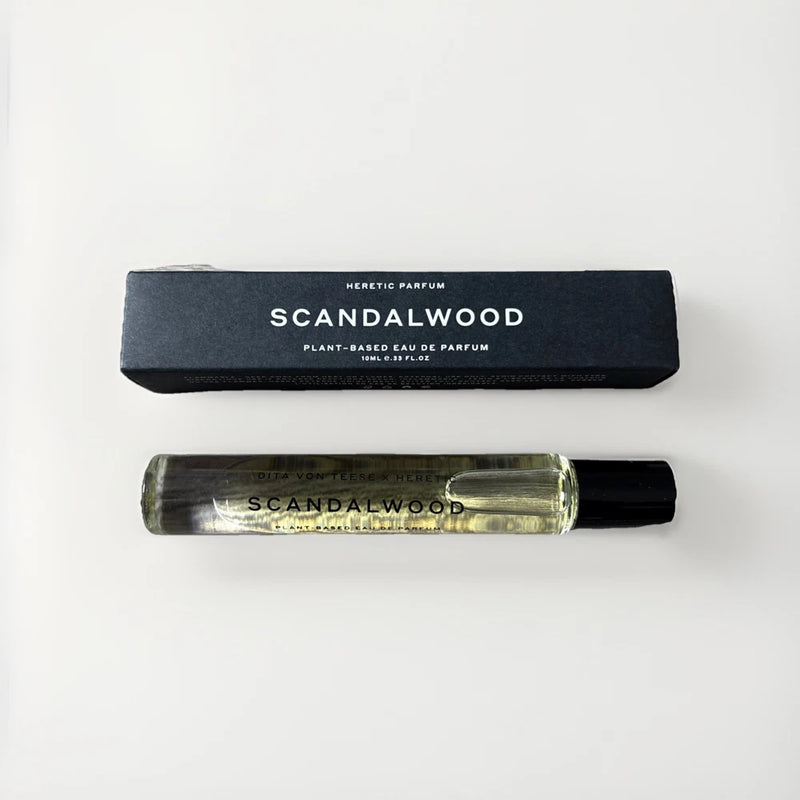 HERETIC Perfume SCANDALWOOD EDP.  10ml NIB DITA VON TEESE Parfum Plant Based EDP