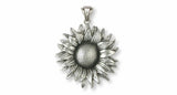 Sunflower Pendant Jewelry Sterling Silver Handmade Flower Pendant SF2-P Sunflower