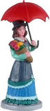 LOVELY LADY Umbrella Bouquet Flowers Lemax Village Caddington 2020 NEW #02932 Bouquet