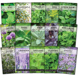 - 15 Herb Garden Seed Collection for Planting - Essential Herbs for Cooking -... Garden Plants