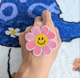 Daisy Sunflower Flower Smiley Faces IRON/SEW ON EMBROIDERD BADGE/PATCH 1010 Sunflower