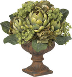 Elegant Artichoke Silk Flower Arrangement for Stunning Centerpieces Sunflower