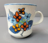 Vintage Mikasa Hydrangea G9722 Cup Japan Cortona Decor Floral 3.25