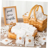 Biodegradable Confetti, Dried Hydrangea Flower Petals with Throw Me 55 White Hydrangea