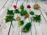 Artificial Succulents Plants 14 Fake Succulents Unpotted Indoor Green Plant