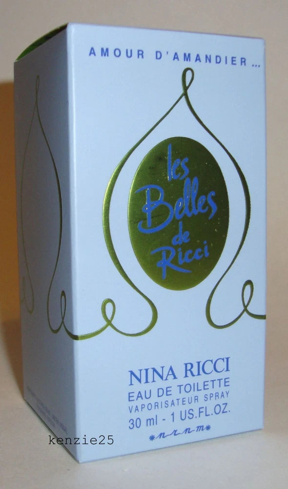 Nina Ricci LES BELLES DE ALMOND AMOUR D'AMANDIER Perfume edt 1 oz spray 30ml nib EDT