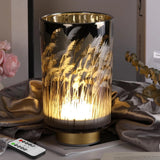 Eywamage Battery Operated Table Lamp with Remote, Pampas Large, Grass Pampas Grass