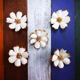 30 Dianthus Balsa Sola Wood Flower Diffuser Flowers 4 cm Dia. For Decorate Craft Dried Flower