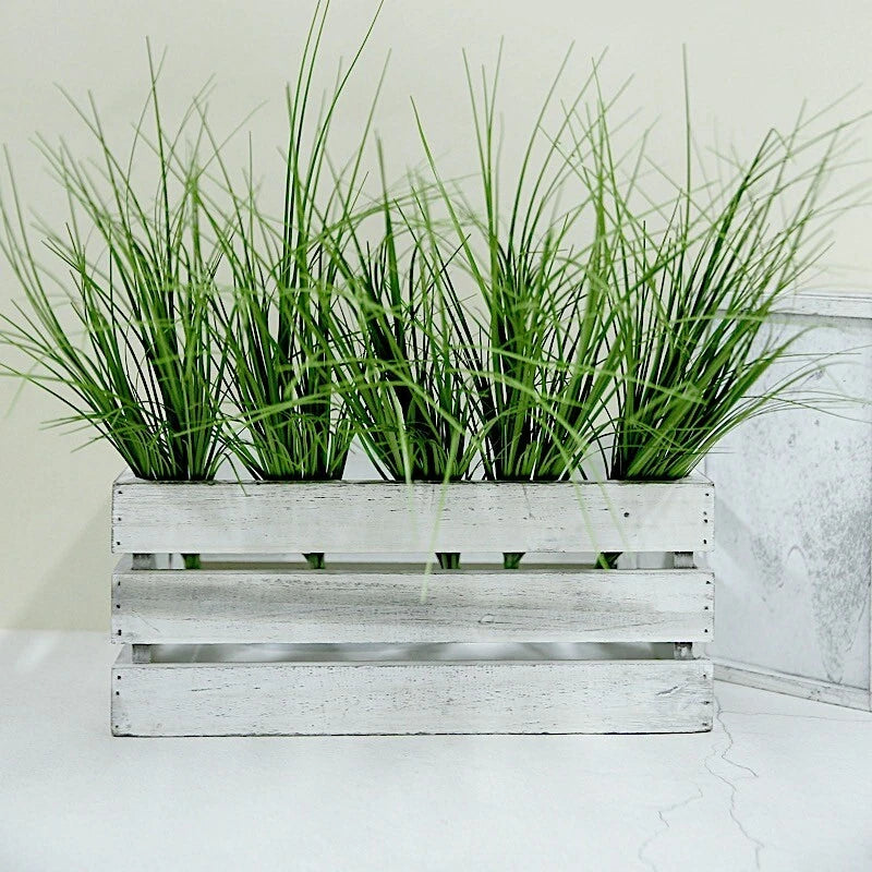 3 Green 20-Inch tall Artificial GRASS SPRAYS STEMS Home Decorations Centerpieces Green Plant