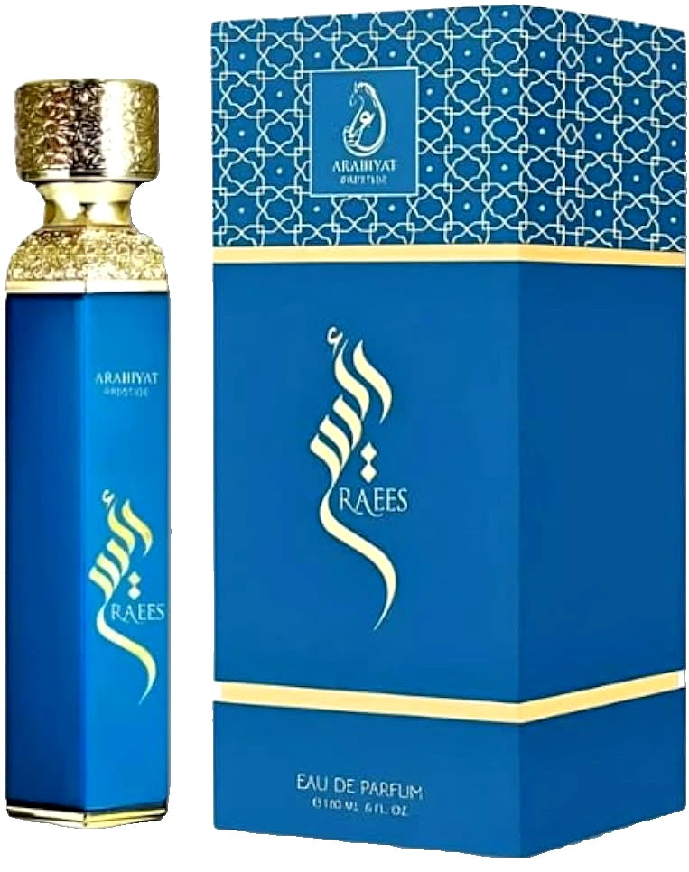 ARABIYAT PRESTIGE RAEES BLUE EAU DE PARFUM SPRAY MEN 6.0 Oz / 180 ml BRAND NEW! EDP