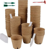 50pcs 3 15 Inch Plant Nursery Pots with 20pcs Garden Plant Tags for Planting Garden Plants