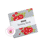 Moda SUNDAY STROLL  Bonnie & Camille CHARM PACK 42- 5" squares Quilting Fabric Flowering Plants