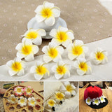 10/50Pcs DIY Frangipani Flowers Artificial Foam Floral Wedding Party Dekor Parts Bouquet