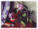 Postcard Felix Vallotton "Hydrangea & Poppies" Still Life 1919 MINT Unused Hydrangea
