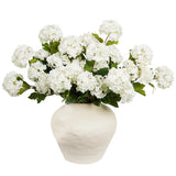 Artificial Flowers for Decoration, 6Pcs 23inch White Hydrangea Fake Flowers,F... Hydrangea
