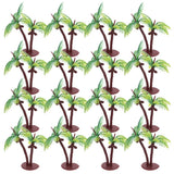 36 Pcs Miniature Plants Artificial Coconut Tree Decorative Trees Green Plant