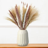 60PCS Natural Dried Pampas Grass Reed Flower Bunch Bouquets Home Wedding Decor Dried Flower