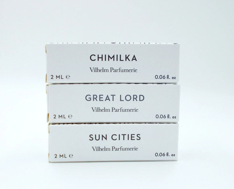 Vilhelm Chimilka, Great Lord, Sun Cities Boxed EDP Spray  2 ml 2025 Set of 3 EDP