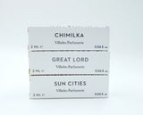 Vilhelm Chimilka, Great Lord, Sun Cities Boxed EDP Spray  2 ml 2025 Set of 3 EDP