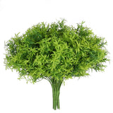 Asparagus Artificial Plants Plastic Greenery, Bulk 10pcs (Light Green) Green Plant