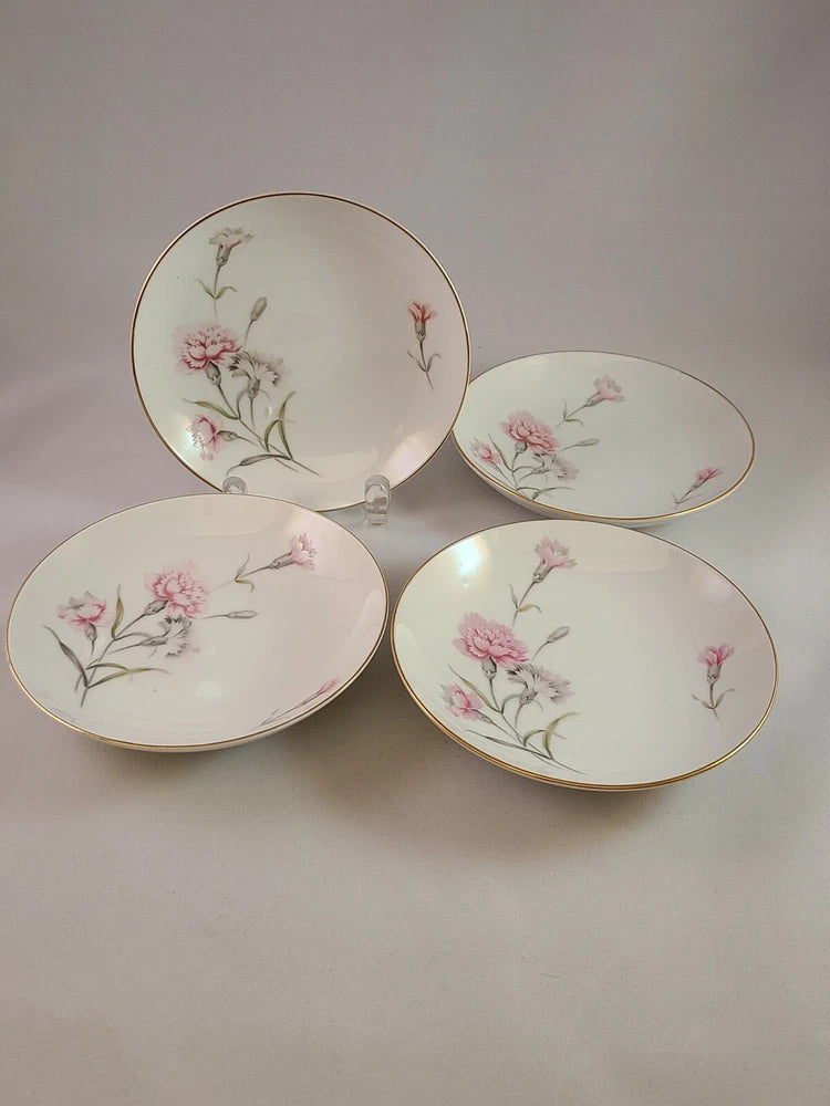 VINTAGE ROYAL COURT CARNATION FINE CHINA JAPAN FRUIT /DESSERT BOWL 5 5/8" INCHES Carnation