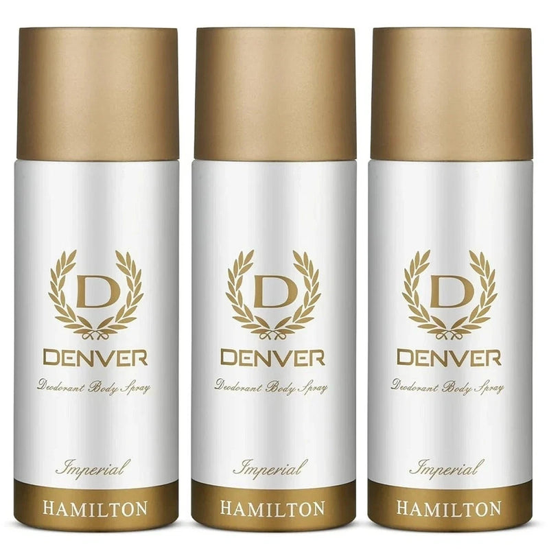 DENVER Imperial Perfume Men Eau De Parfum Long Lasting Body Spray 150ml Set Of 3 EDP