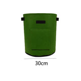 Green 7gal Felt Non Woven Fabric Garden Grow Bags for Vegetable Potato Breeding Garden Plants