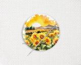 Needle Minder, Sunflower Needle Minder, Flower Needle Minder Sunflower