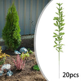 20x Artificial Plants Simulation Greenery Plants for Garden Indoor Office Green Plant