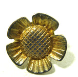 Vintage Sunflower Lapel Pin Flower Sunflower