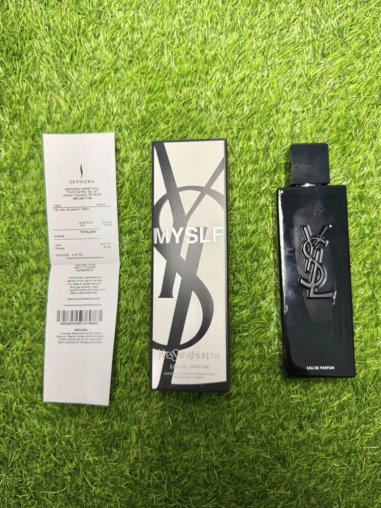 Yves Saint Laurent MYSLF Eau de Parfum 100ml Spray Refillable Men's Fragrance EDP
