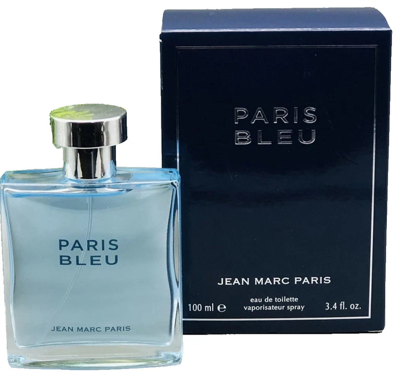 Jean Marc Paris Paris Bleu Eau de Toilette 3.4 oz Spray 100ml EDT Spray New EDT