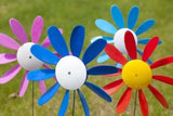 Spinning Daisies (Pack of 6) Beloit Plastics 12 inch Dia. Random Color Lawn... Daisies