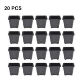 Practical For Gardening Essential Plastic Plant Pots with Drainage Holes Garden Plants