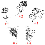 Flowers Roses Vinyl Decal Sticker Car Wall Window Laptop Lilly Roses