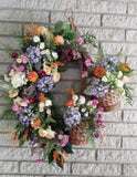 Flower Wreath Summer Garden Foral Arrangement Hydrangea