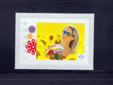 GIRL IN SUNFLOWER FIELD = Picture Postage stamp Canada 2013 [p4f12/9] Sunflower