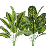 Artificial Plants Palm Fake Leaves 25inch Indoor for Home Office Decor 2Pcs Green Plant