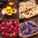 Premium Dried Flower Tea - Potpourri Craft Natural Wedding Confetti Dried Flower
