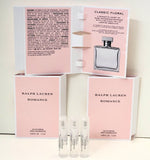 Ralph Lauren ROMANCE EAU DE PARFUM 0.04 fl oz (3 CARDED SPRAY VIALS FOR WOMAN) EDP