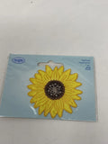 Wrights Iron On AppliquŽ Patch NEW 2007 Sunflower Flower Nature Sunflower