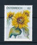[29607] Austria ðsterreich 2013 Flora flowers blumen sunflower Bonus stamp MNH Sunflower