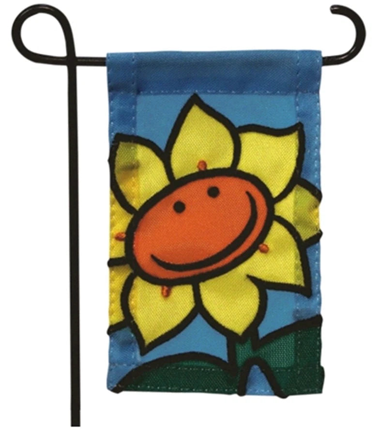 MINI GARDEN FLAG FOR FLOWER POT - SUNFLOWER - JEANE'S THINGS Sunflower