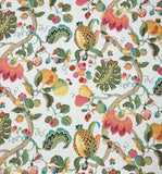 P KAUFMANN HARMONY BRIGHT MULTI LARGE FLORAL MULTIUSE COTTON FABRIC BY YARD 54"W Flowering Plants