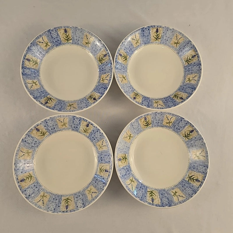 Pier 1 England Angleterre Hydrangea Set Of 4 Soup Bowls 8Ó Bowls Hydrangea