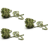 3 Pieces Fake Foliage Simulation Rattan Decor Artificial Green Leaves Green Plant