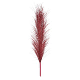 1Pcs Faux Pampas Grass 17.7" Fake Pampas Grass for Wedding Decoration Red Pampas Grass